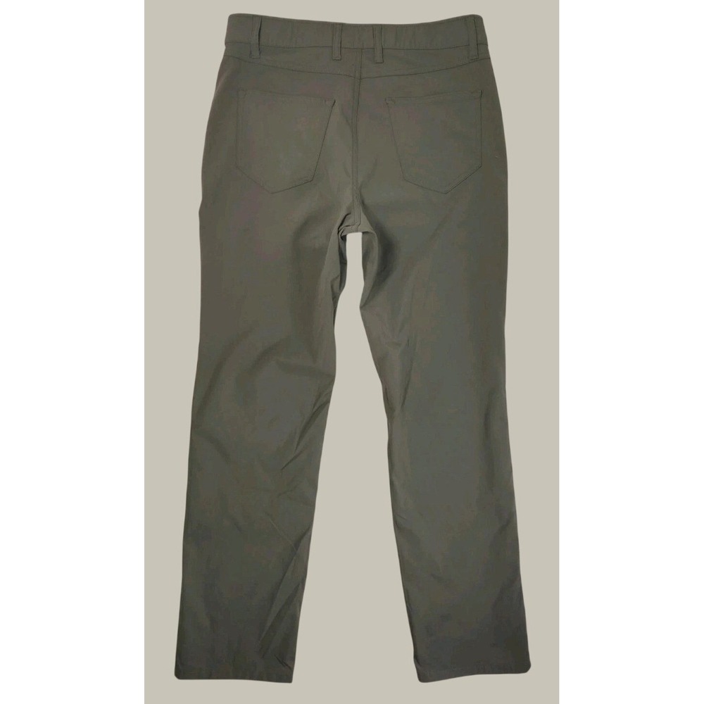 Weatherproof Vintage Men Tech Pants 42x30 Olive Green Stretch Lightweight